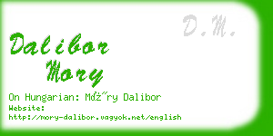 dalibor mory business card